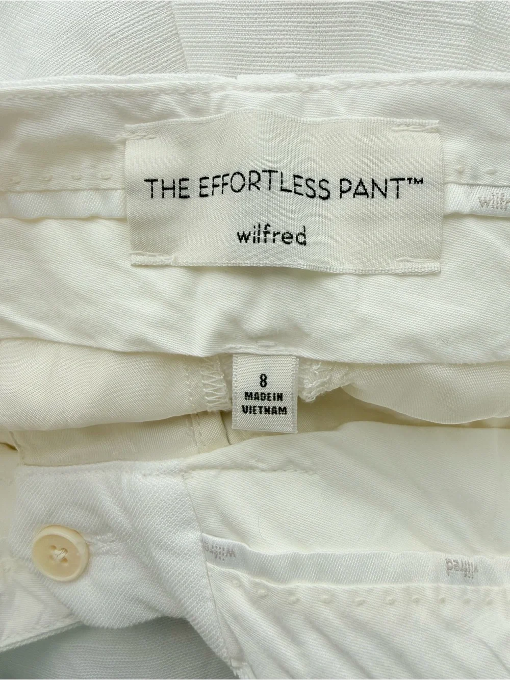 Aritzia Wilfred The Effortless Pant Linen Cropped High Waist Wide Leg NWOT